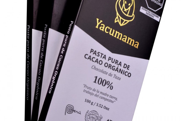 Chocolate para taza 100% pasta pura de cacao fino y de aroma